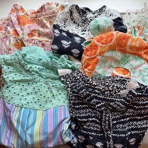 Bundle of 5 Girl’s dresses size 2-3T. Colorful and Stylish. Designer inspired.